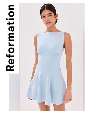 NWT Reformation Mayve Knit Mini 
Dress, XL